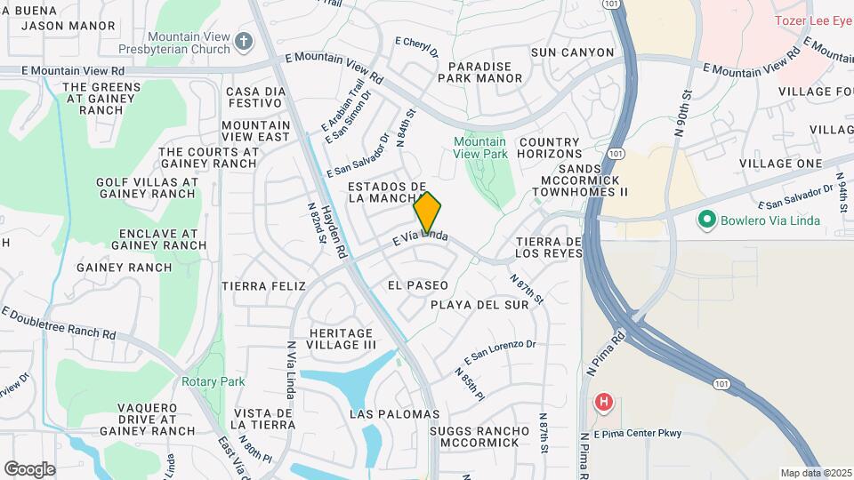8502 E San Bernardo Dr Mapa y Detalles de la Ubicación