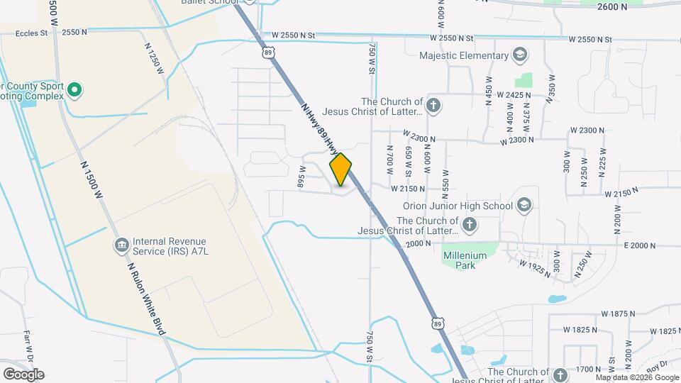 2126 Pebblebrook Rd Map and Location Details