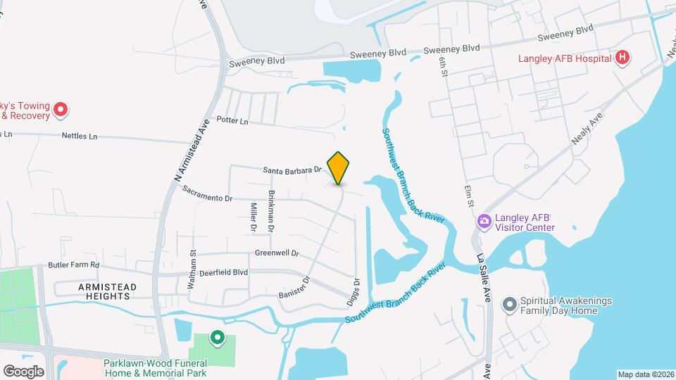 106 Santa Barbara Dr Map and Location Details