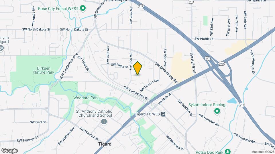 9402 SW Eunice Ln Map and Location Details