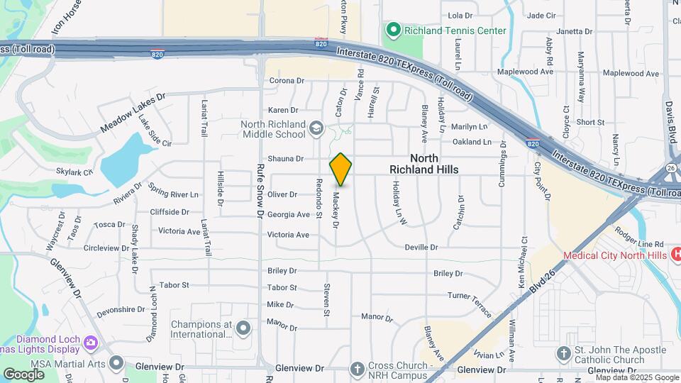 4716 Mackey Dr Map and Location Details