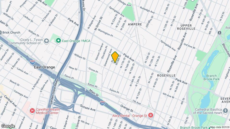 87 N 18th St Map and Location Details