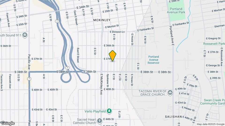 3714 E I St Map and Location Details