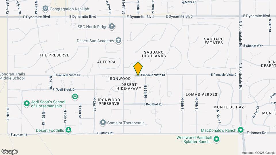 27239 N 64th Way Map and Location Details