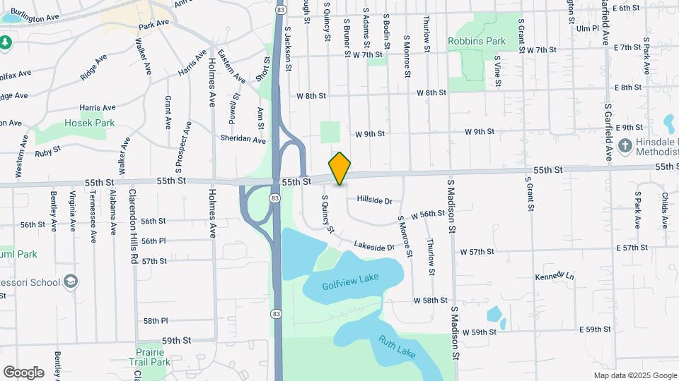 5516 S Bruner St Map and Location Details