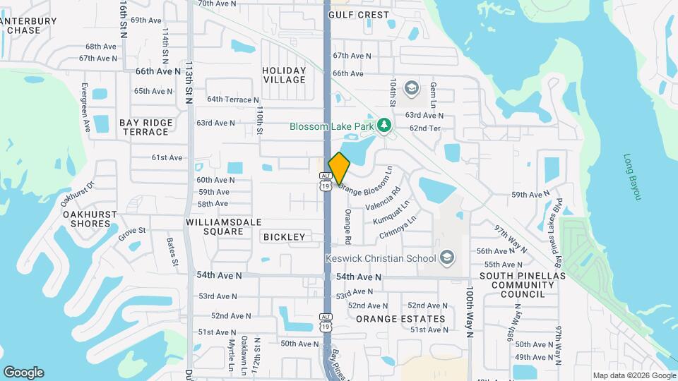 10618 Orange Blossom Ln Mapa y Detalles de la Ubicación