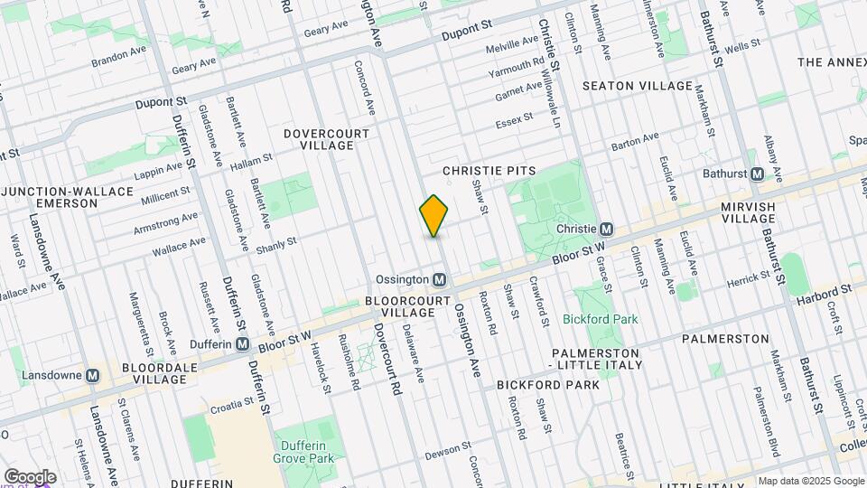 796 Ossington Av Map and Location Details