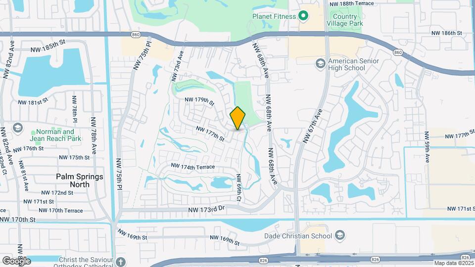 6912 NW 179th St Map and Location Details