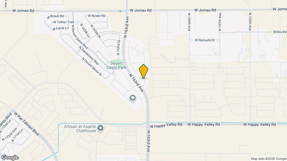 25588 N 161st Ave Map and Location Details