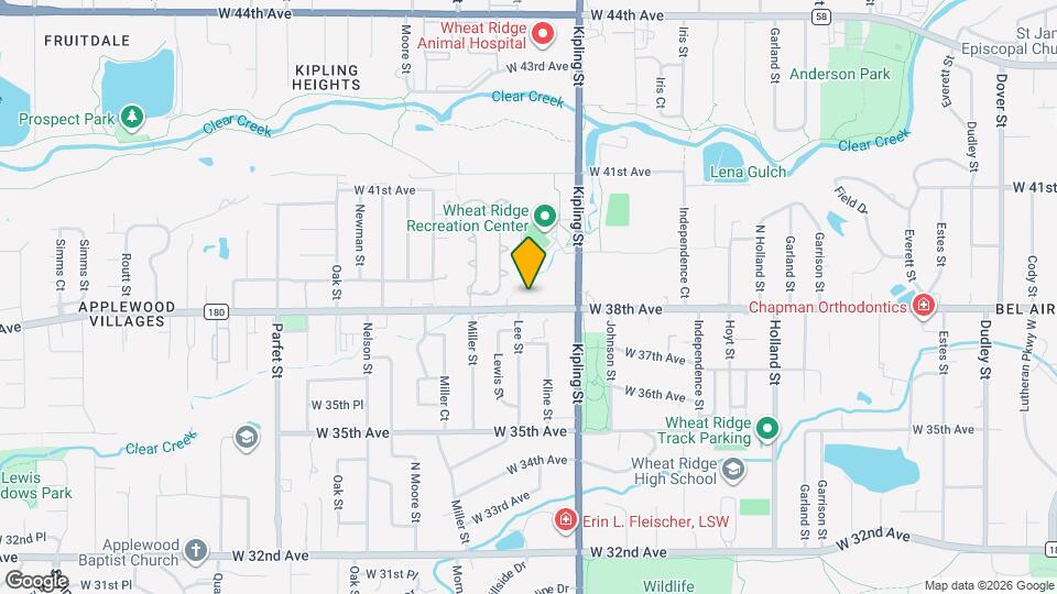 10169 W 38th Ave Map and Location Details