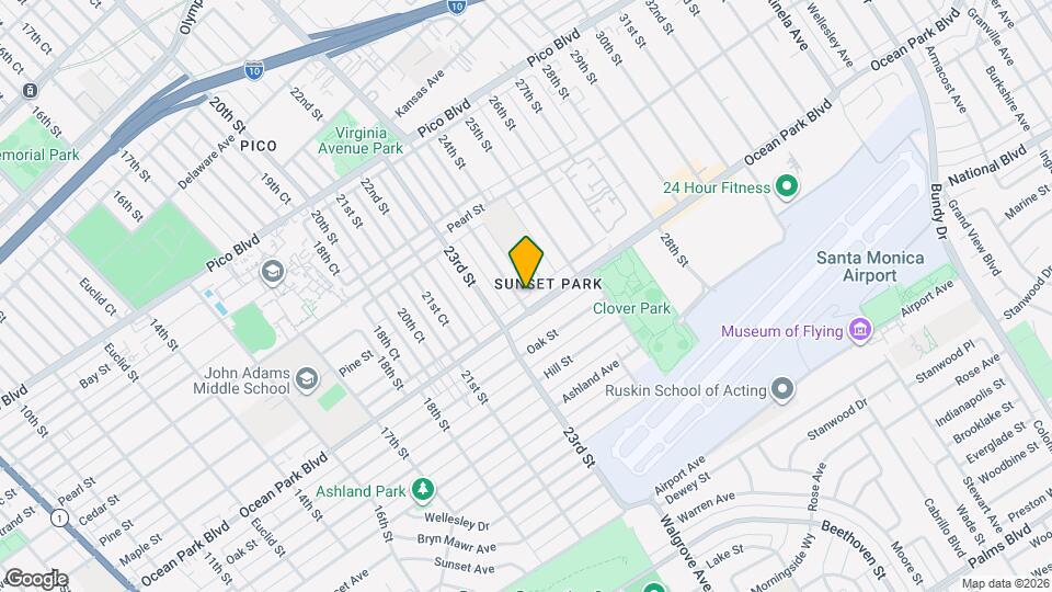 2613 Cloverfield Blvd Mapa y Detalles de la Ubicación