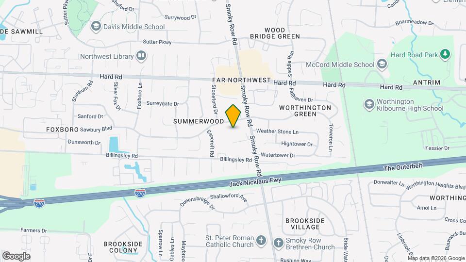 1957 Sawbury Blvd Map and Location Details