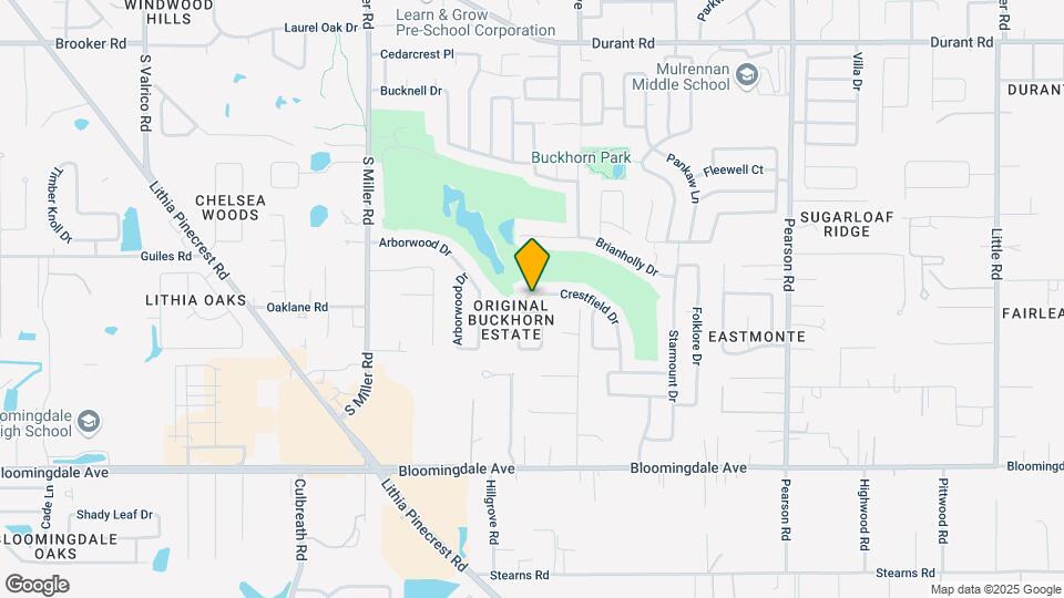 2609 Crestfield Dr Map and Location Details