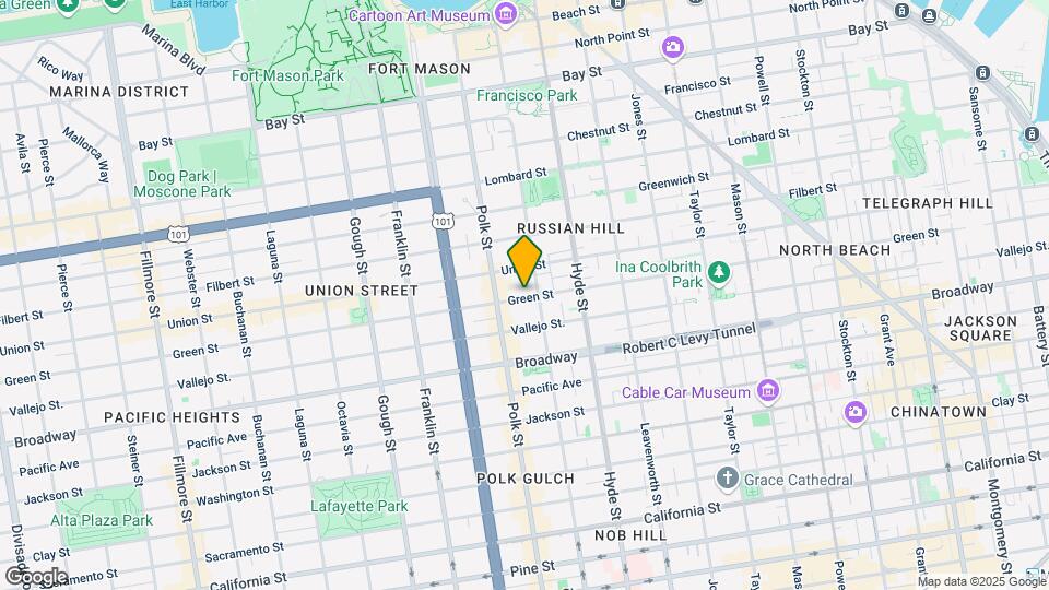 1336 Green St Map and Location Details