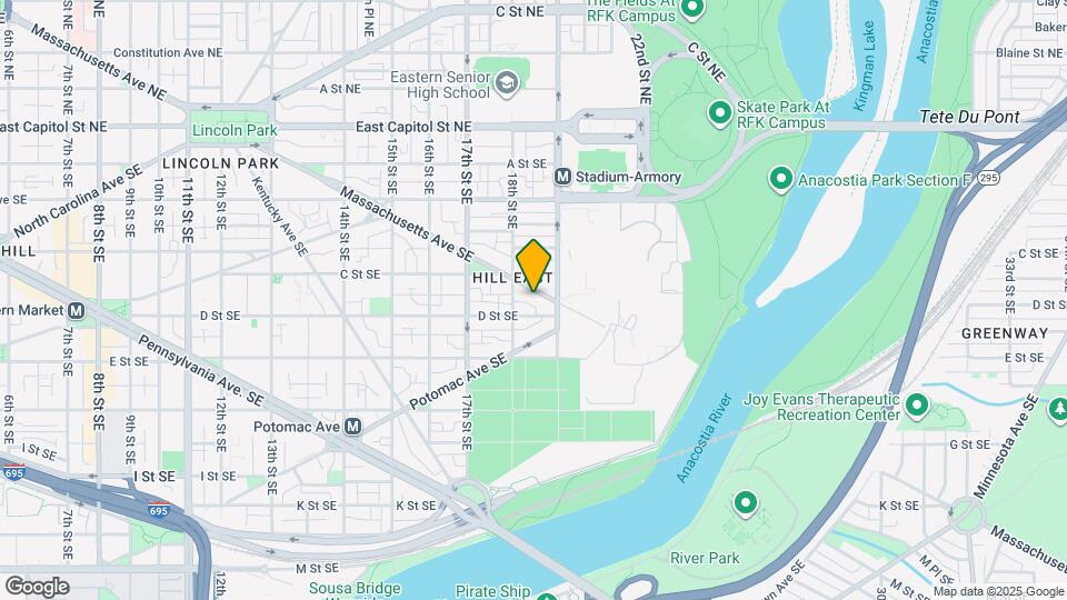 1825 Massachusetts Ave SE Map and Location Details