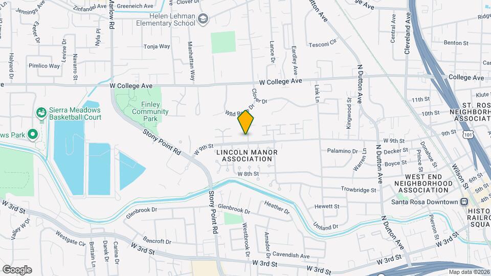 701 Blair Pl Map and Location Details