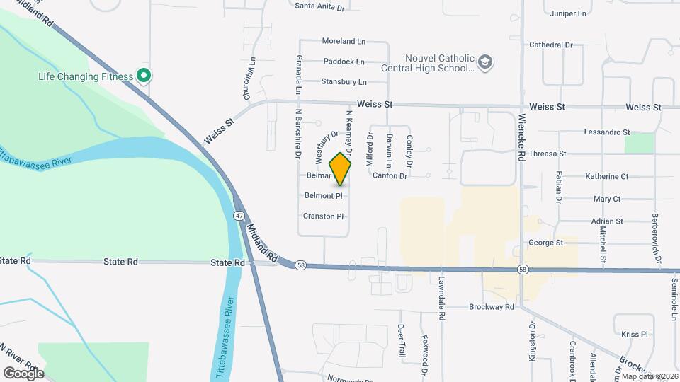 6316 Belmont Pl Mapa y Detalles de la Ubicación