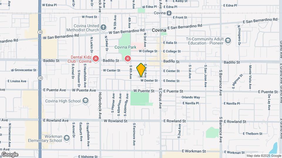 221 W Dexter St Mapa y Detalles de la Ubicación