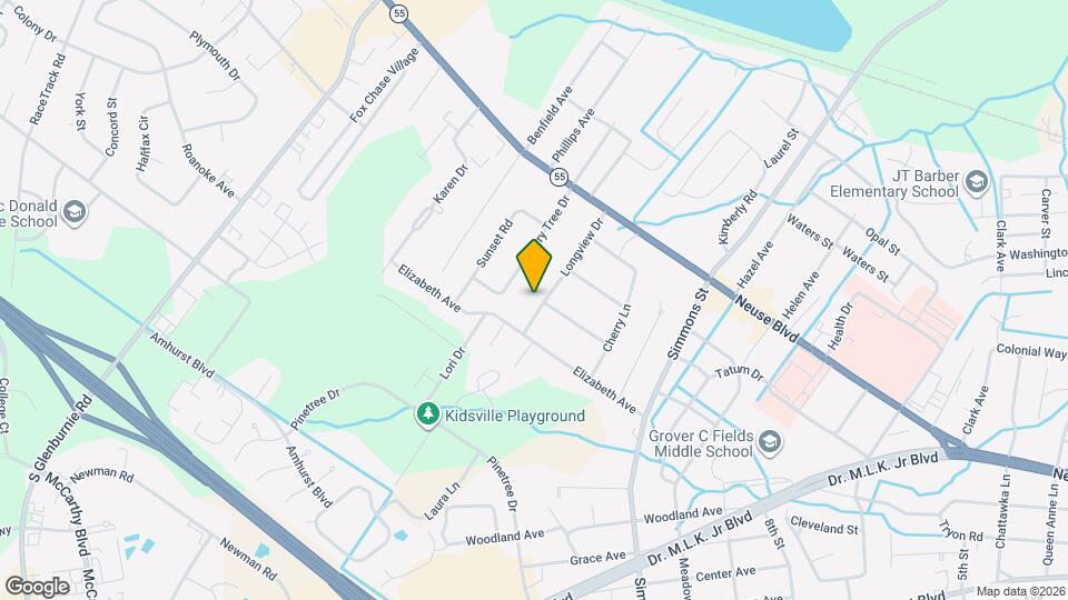 1005 Longview Dr Map and Location Details