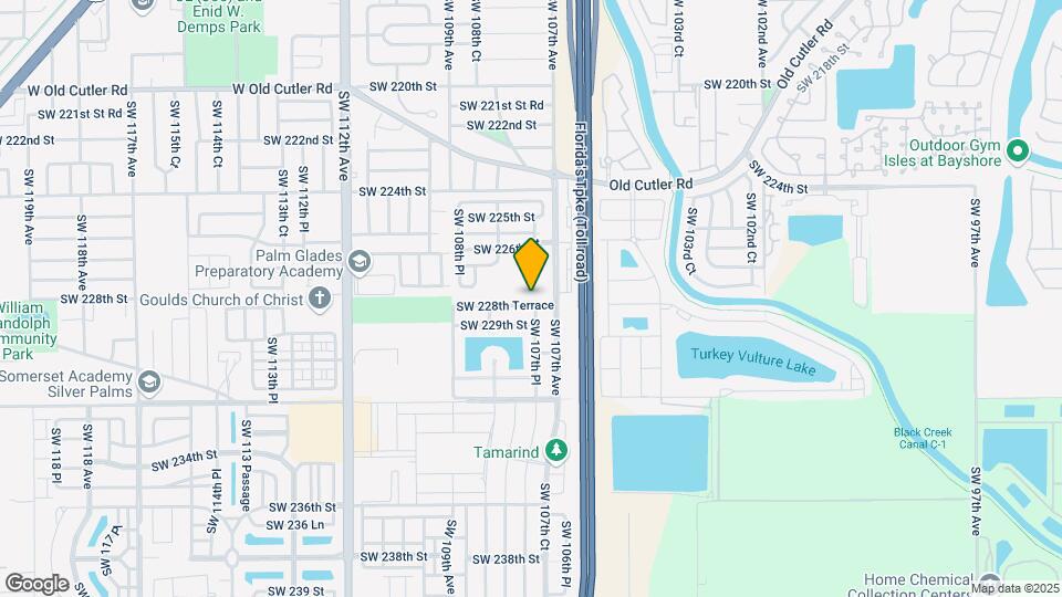 10751 SW 228th Terrace Map and Location Details