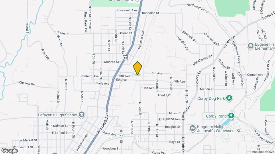 1115 5th Ave Map and Location Details