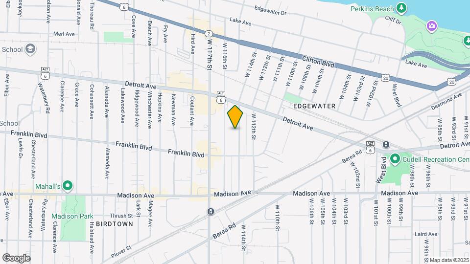 114 South Mapa y Detalles de la Ubicación