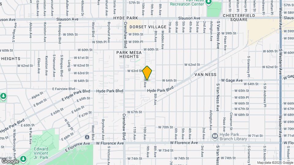 6410 10th Ave, Unit 6410 &¹/4 Map and Location Details