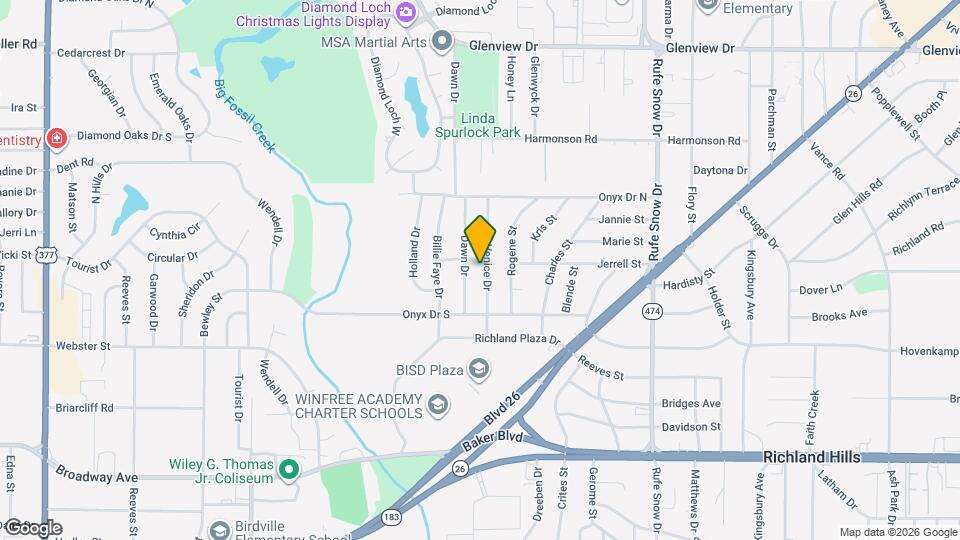 3625 Venice Dr Map and Location Details