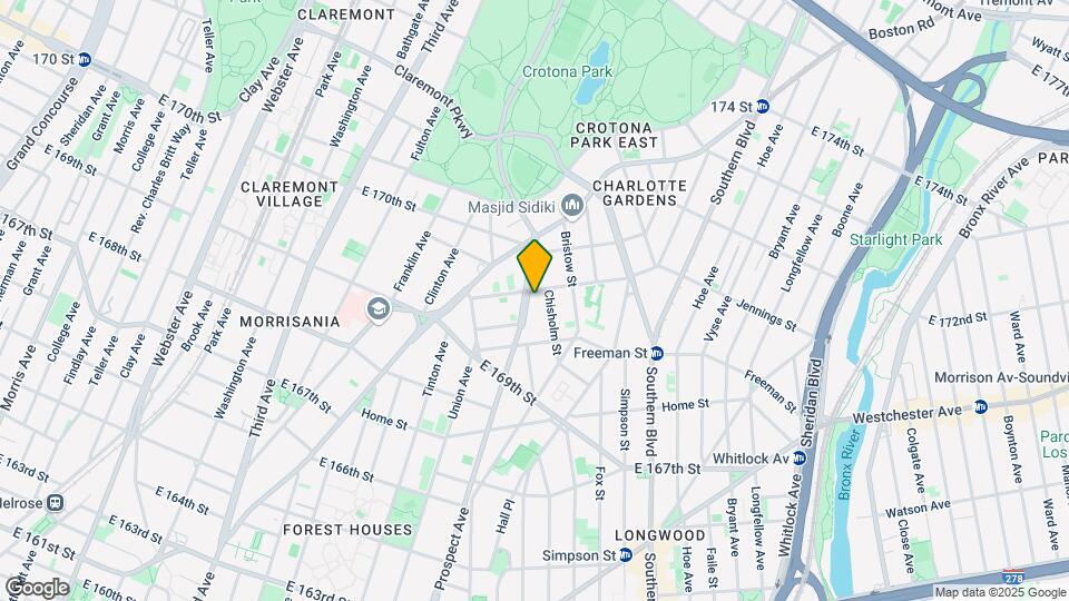 1392 Prospect Ave Mapa y Detalles de la Ubicación