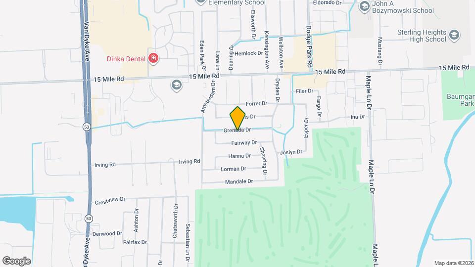 11170 Grenada Dr Map and Location Details