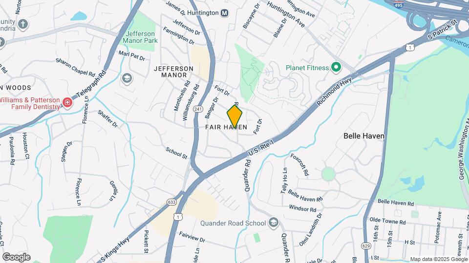 6022 Rixey Dr Map and Location Details