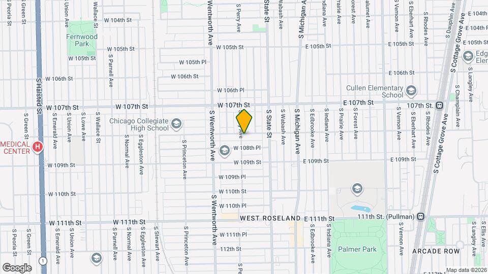 57 W 108th St, Unit 2nd Floor Map and Location Details