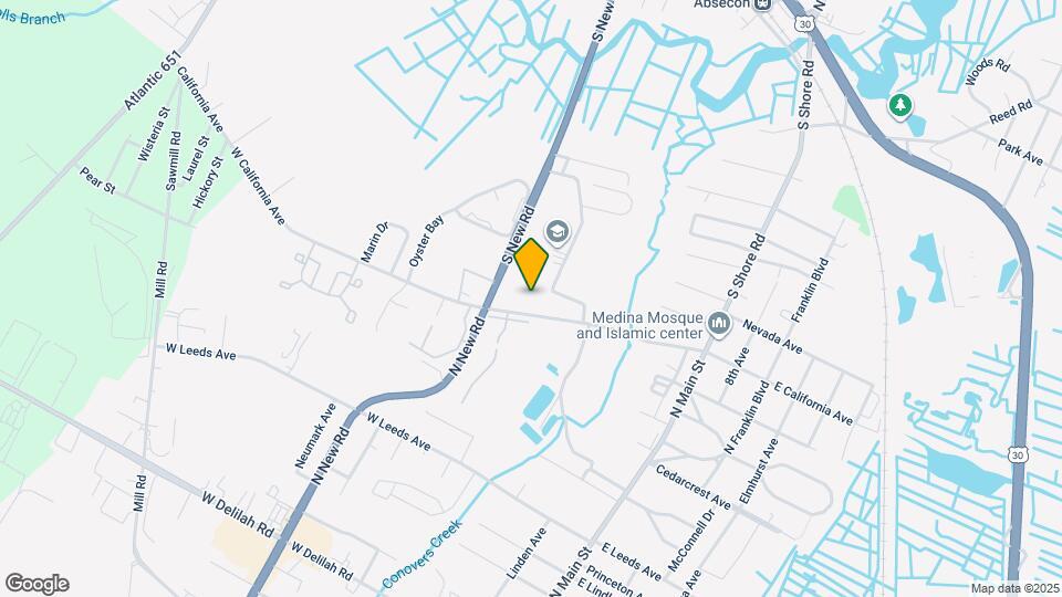 720 S New Rd Map and Location Details