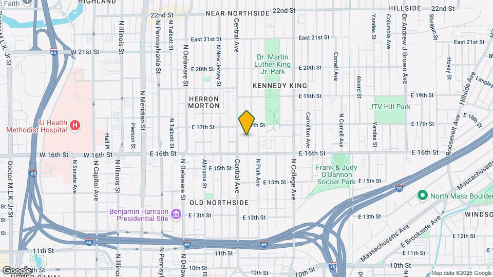 1635 Central Ave Map and Location Details