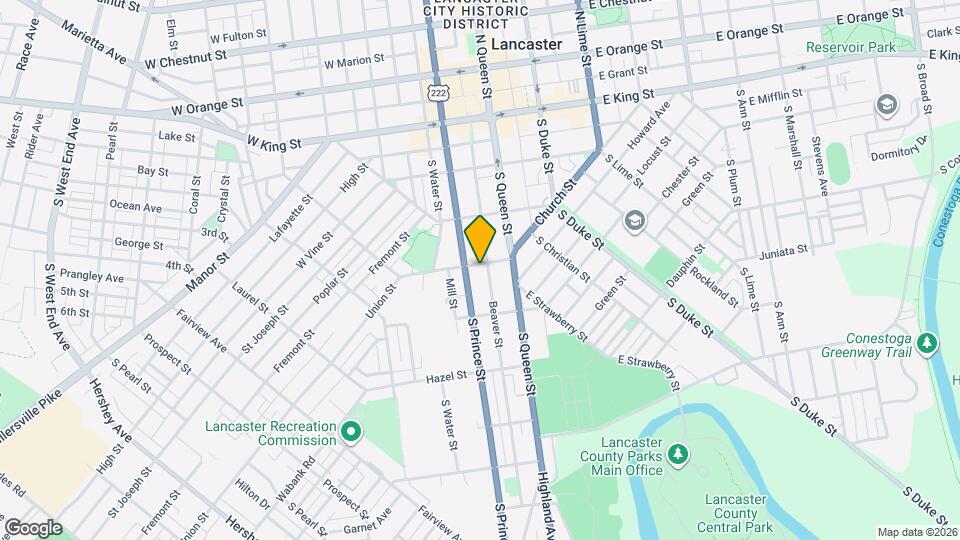 34 Conestoga St Map and Location Details