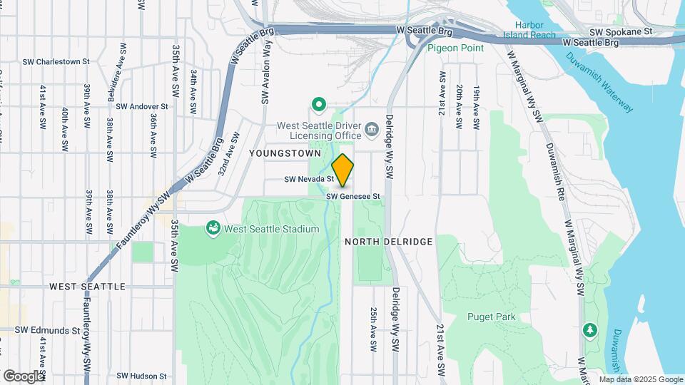 2612 SW Genesee St Mapa y Detalles de la Ubicación