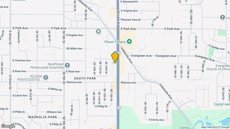3712 SE 14th St Map and Location Details