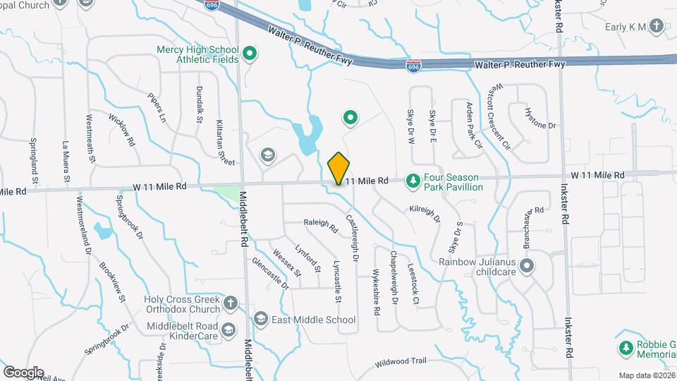 28777 W 11 Mile Rd, Unit 1 Map and Location Details