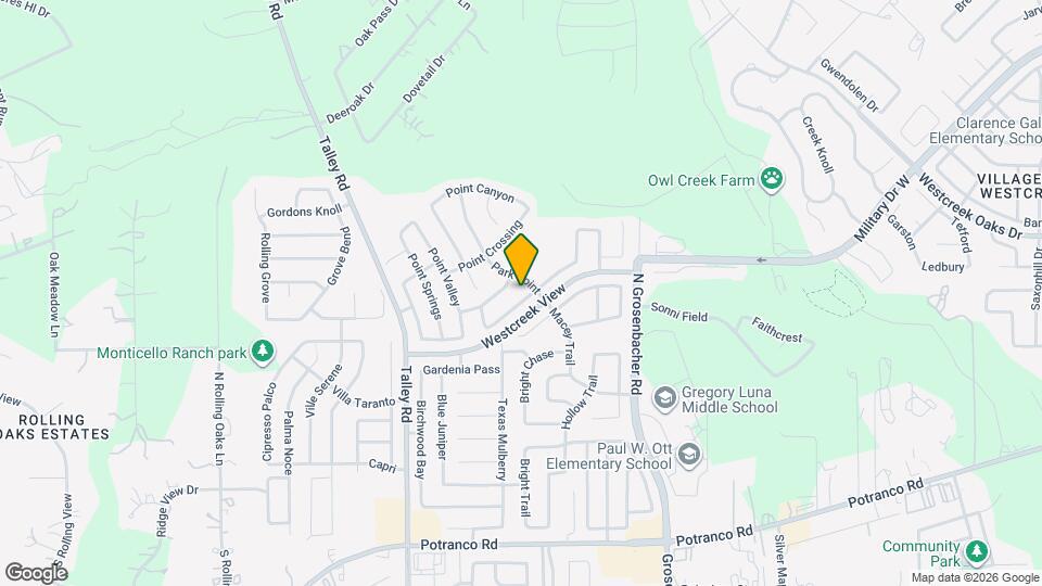 12615 Point Summit Map and Location Details