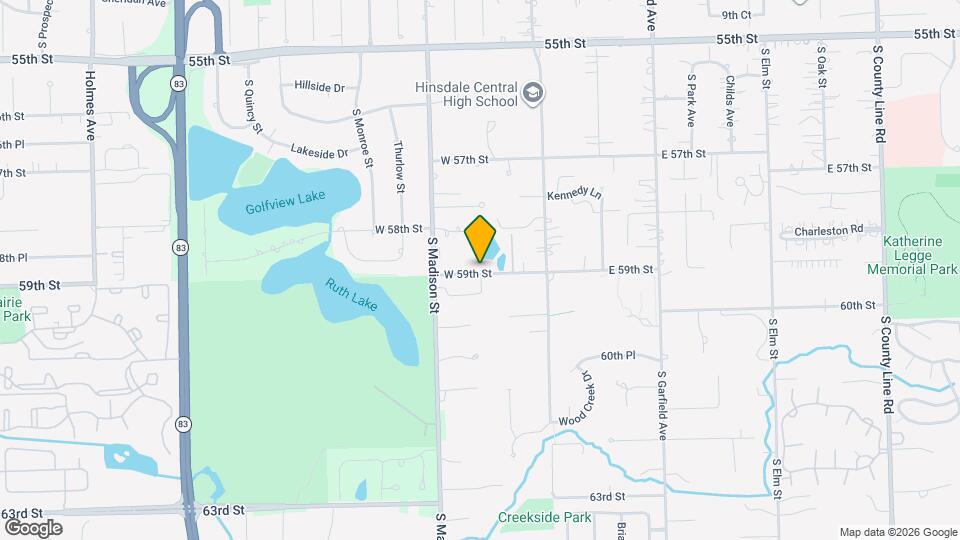 Hidden Lakes of Hinsdale Map and Location Details