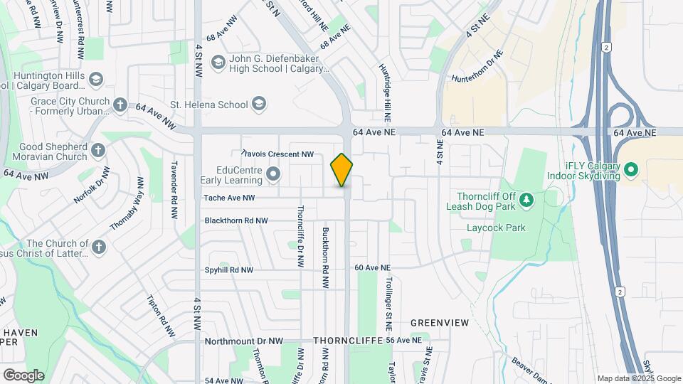 6303 Centre St NW Map and Location Details