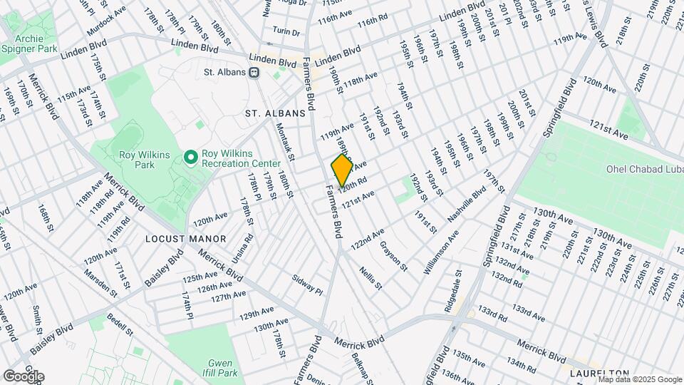 188-18 120th Rd-Unit -1st FL Map and Location Details