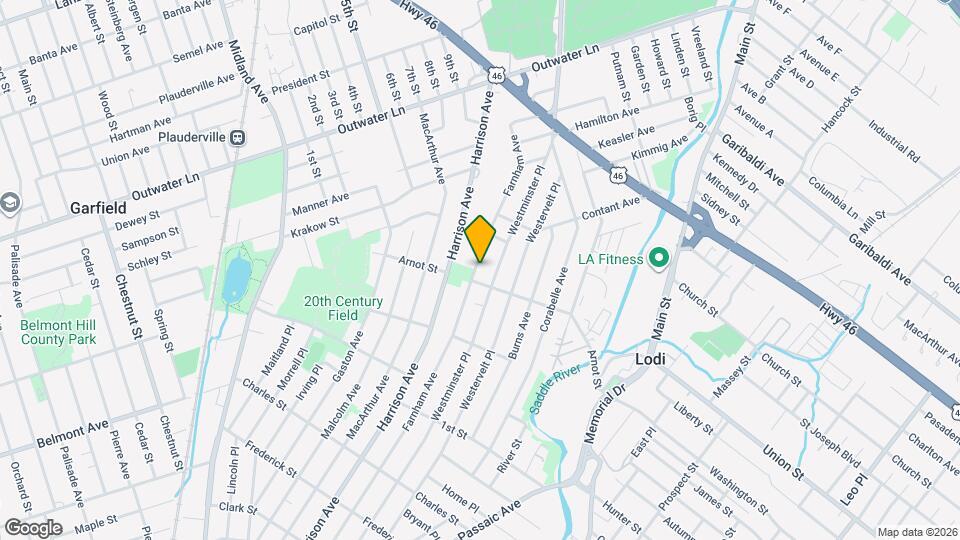 402 Farnham Ave Mapa y Detalles de la Ubicación