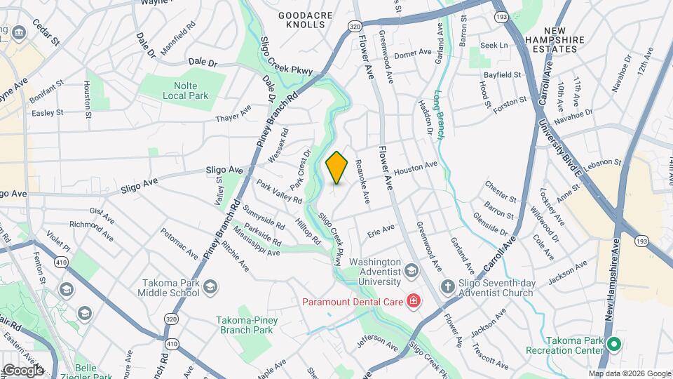 8201 Houston Ct Map and Location Details