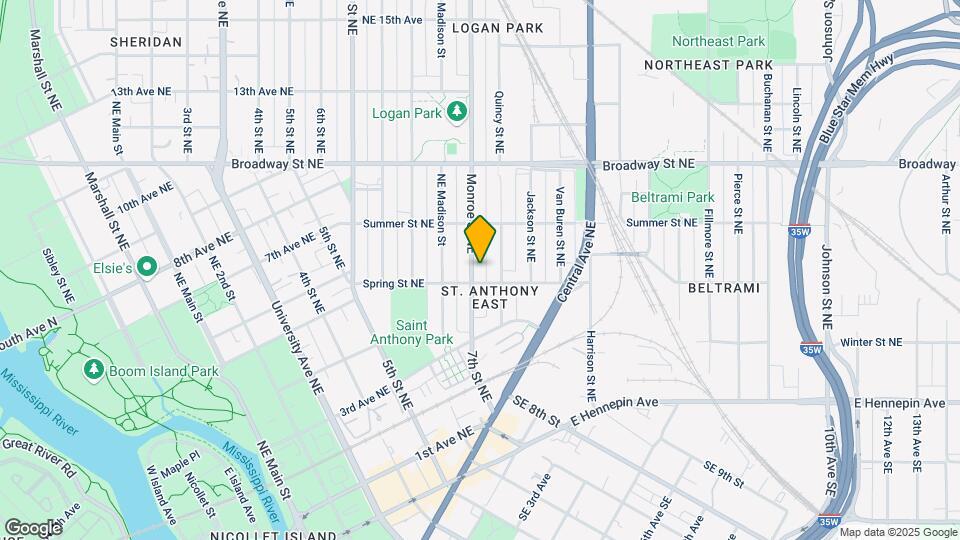 611 Monroe St NE Mapa y Detalles de la Ubicación