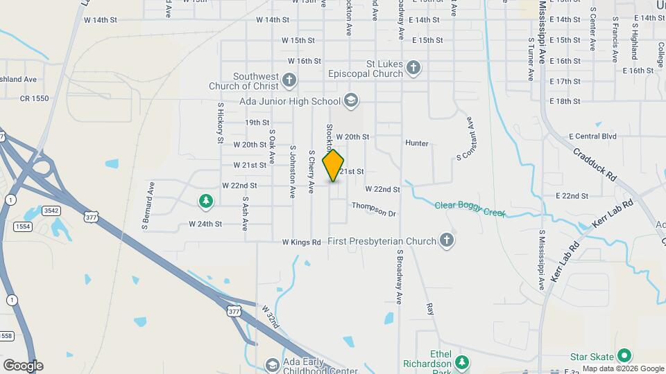 1114 S Stockton Ave Map and Location Details