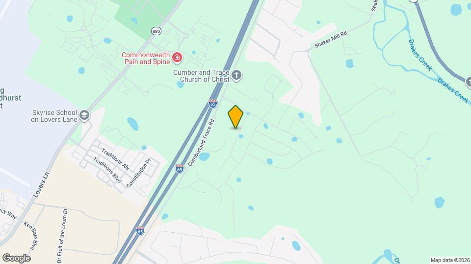 556 Cumberland Pointe Ln Map and Location Details