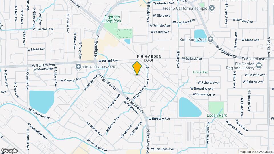 4054 W Fig Tree Ln Map and Location Details