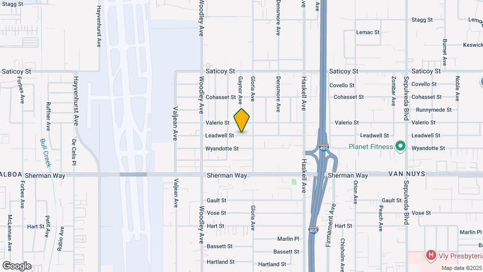 15926 Leadwell St Map and Location Details