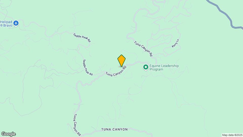 2373 Tuna Canyon Rd Map and Location Details